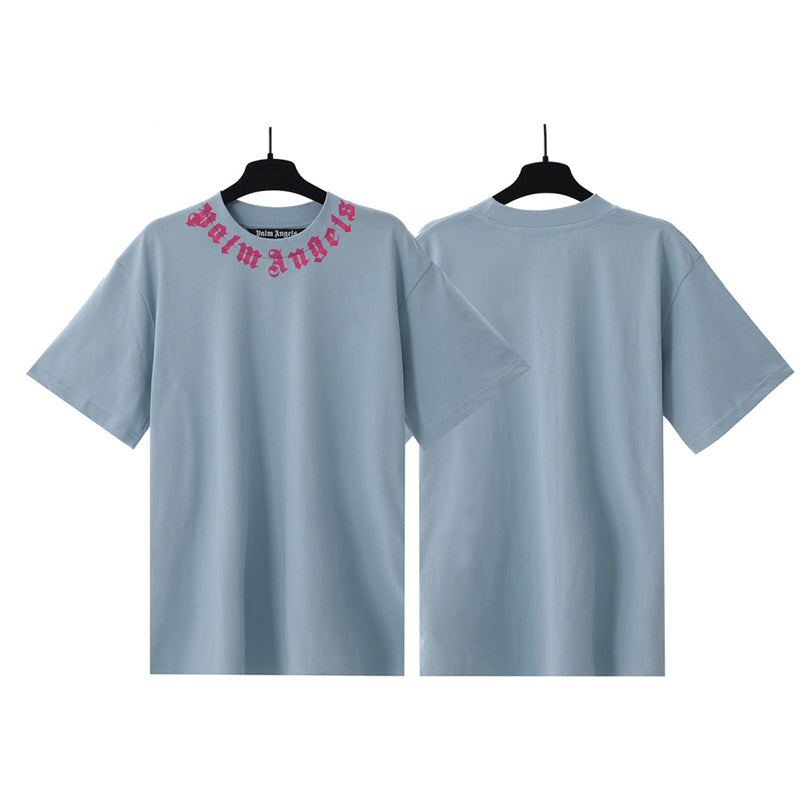 Palm Angels Neck Logo Tee