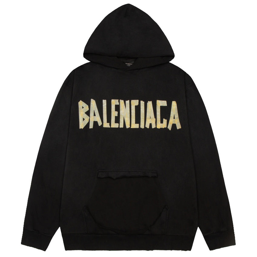 Balenciaga LOGO Print Hoodie Oversize