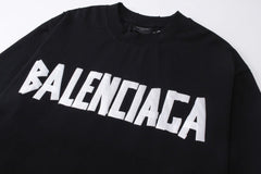 Balenciaga Tape Type Long Sleeve T-Shirt Oversized