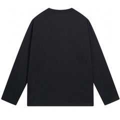 Balenciaga Blur Dissolve Print Long Sleeve T-Shirt Oversized