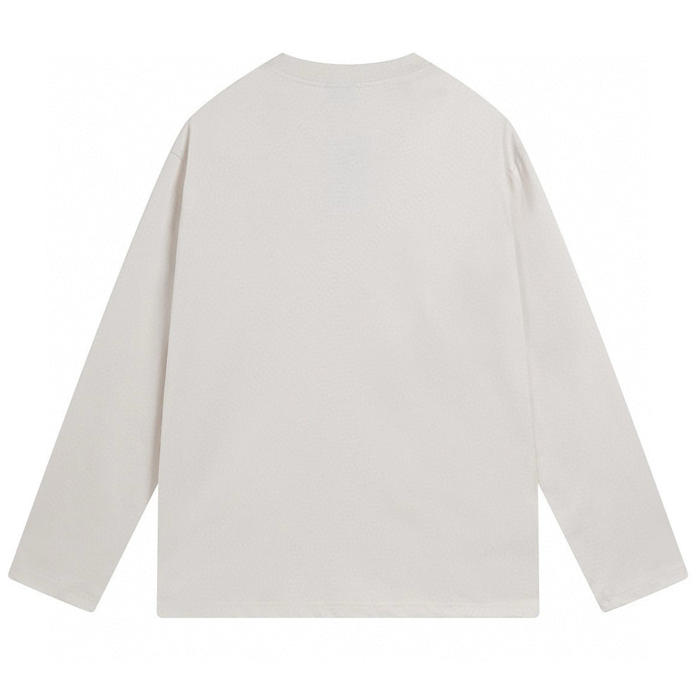 Balenciaga Blur Dissolve Print Long Sleeve T-Shirt Oversized