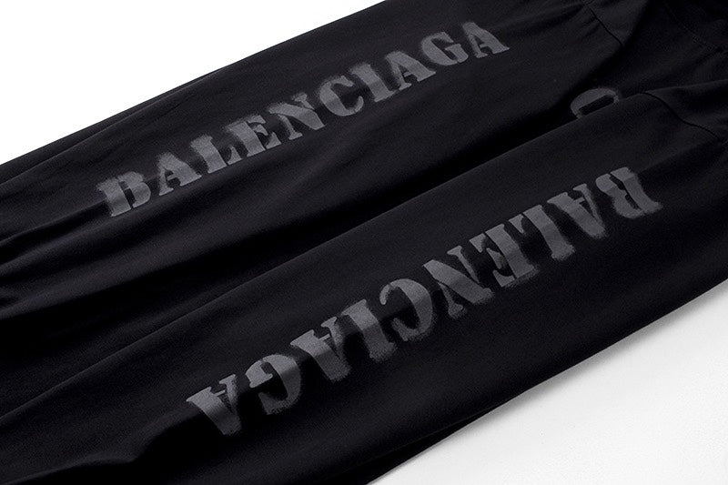 Balenciaga LOGO Distressed Long Sleeve T-Shirt Oversized