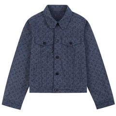 LOUIS VUITTON LOGO JACQUARD Denim Jacket