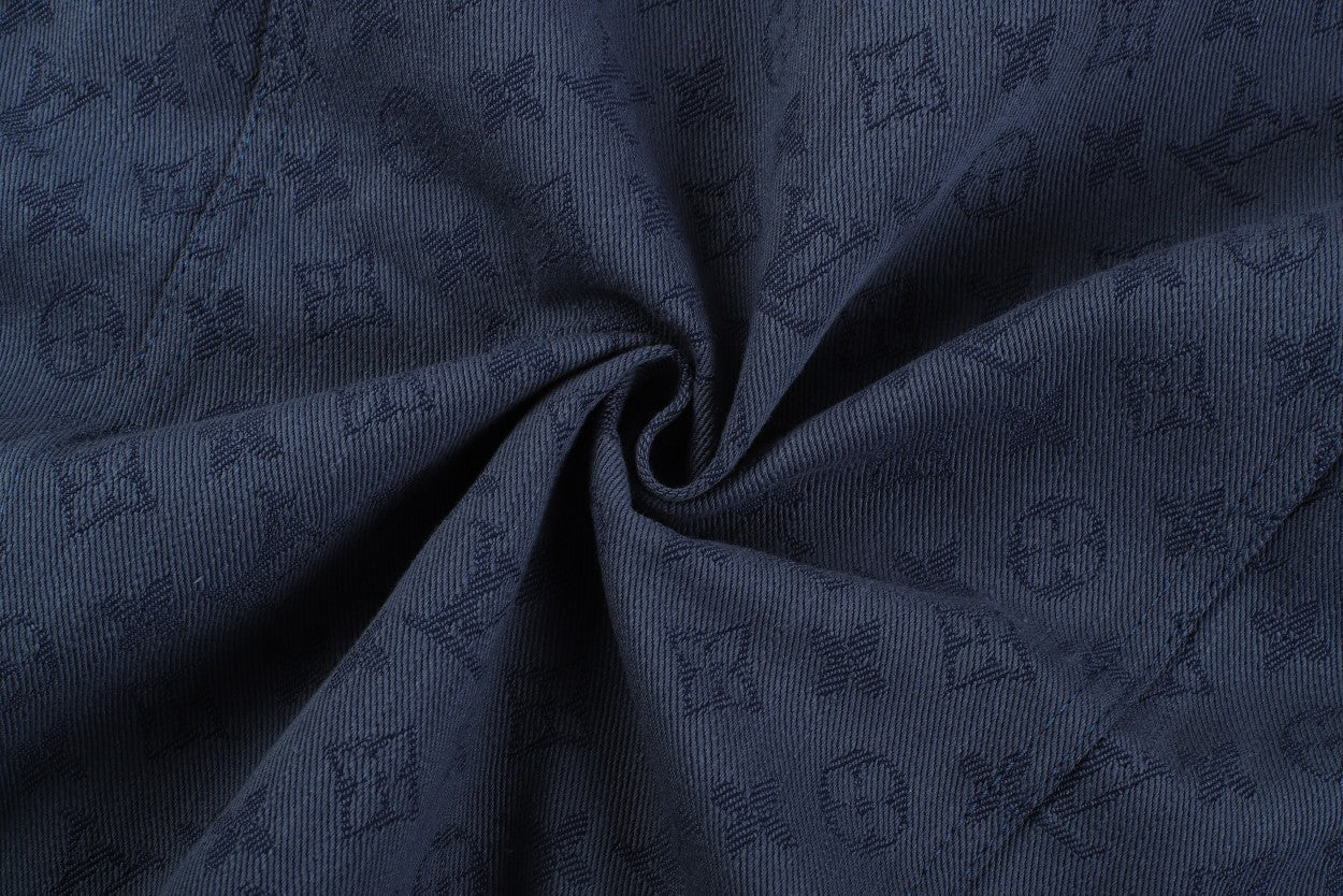 LOUIS VUITTON LOGO JACQUARD Denim Jacket