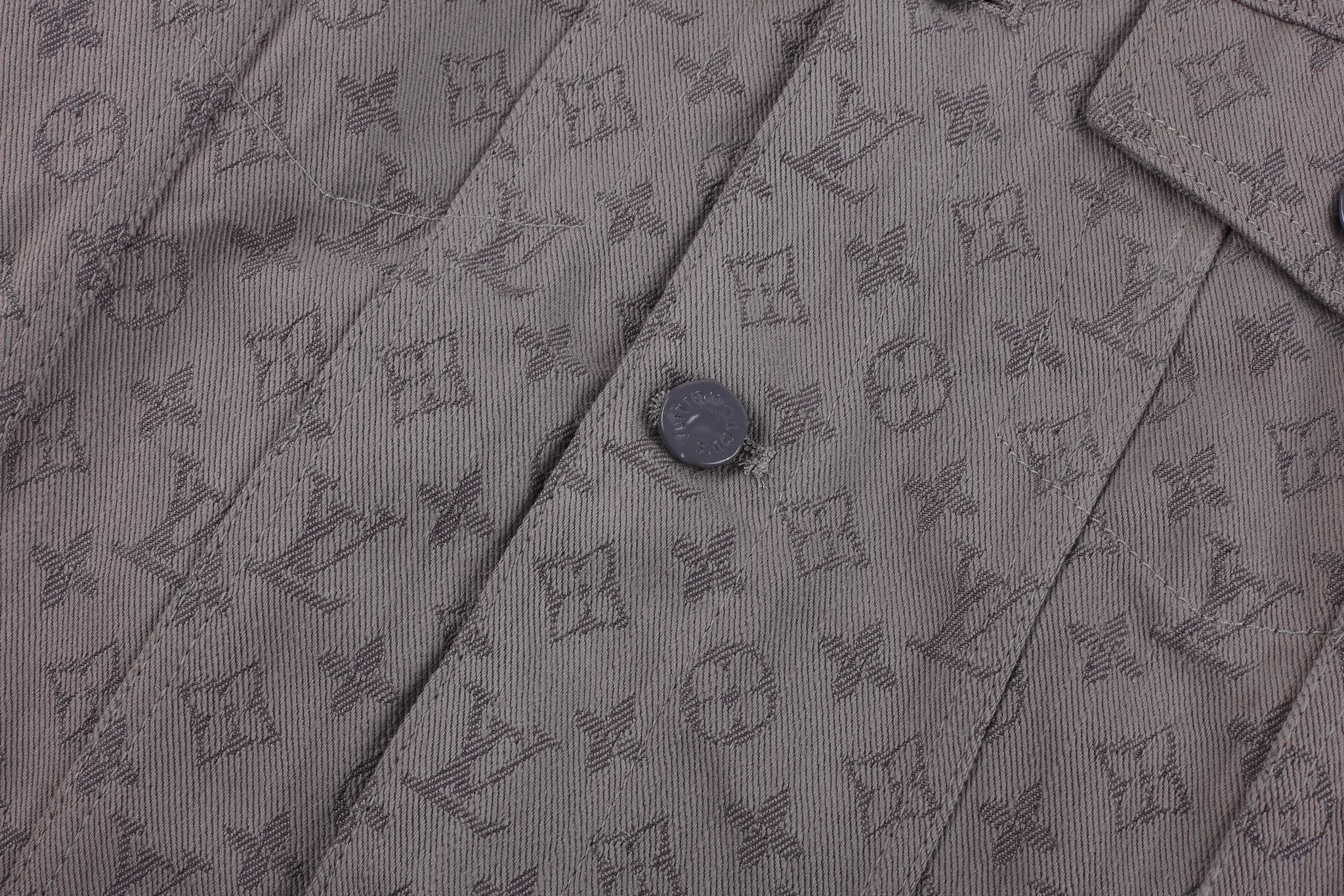 LOUIS VUITTON LOGO JACQUARD Denim Jacket