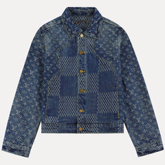 LOUIS VUITTON LOGO JACQUARD Denim Jacket