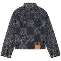 LOUIS VUITTON LOGO JACQUARD Denim Jacket