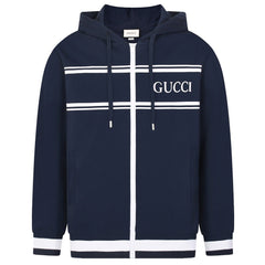 GUCCI Letter LOGO Pattern Zipper Hoodie Jacket