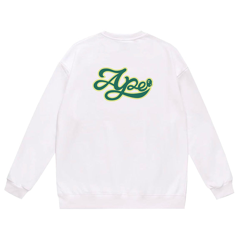 BAPE Ape Head Letter Print Sweatshirt