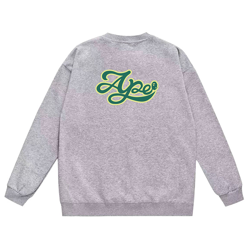 BAPE Ape Head Letter Print Sweatshirt