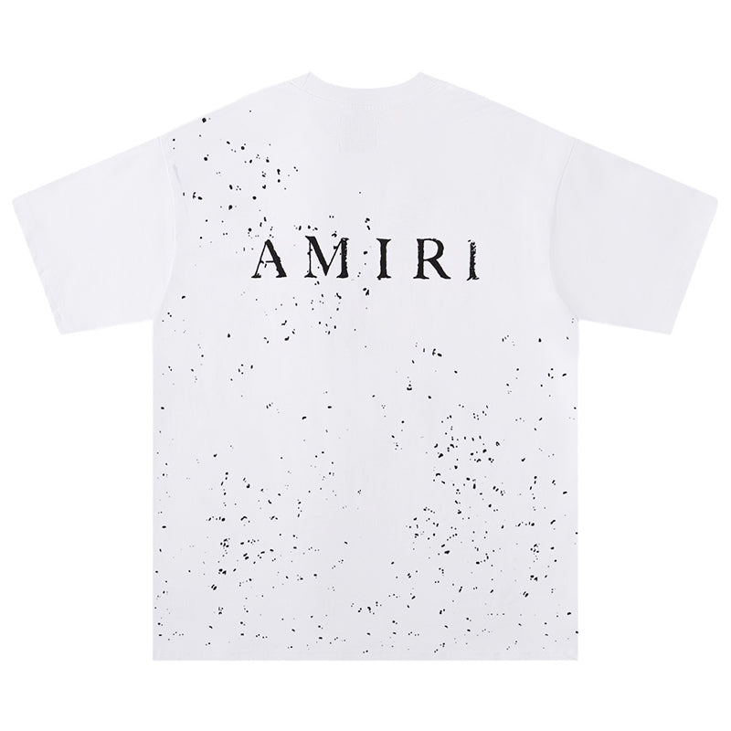 Amiri ink-splash print T-shirt