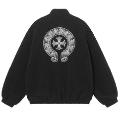 Chrome Hearts Classical Sanskrit Woll Coat Jacket