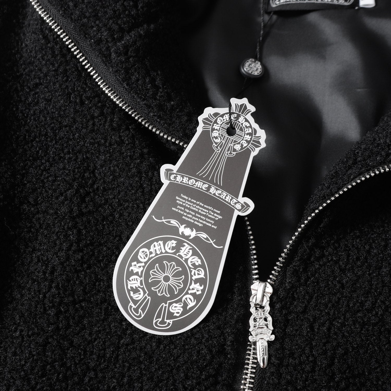 Chrome Hearts Classical Sanskrit Woll Coat Jacket