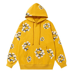 Denim Tears Kapok Pattern Printed Hoodie