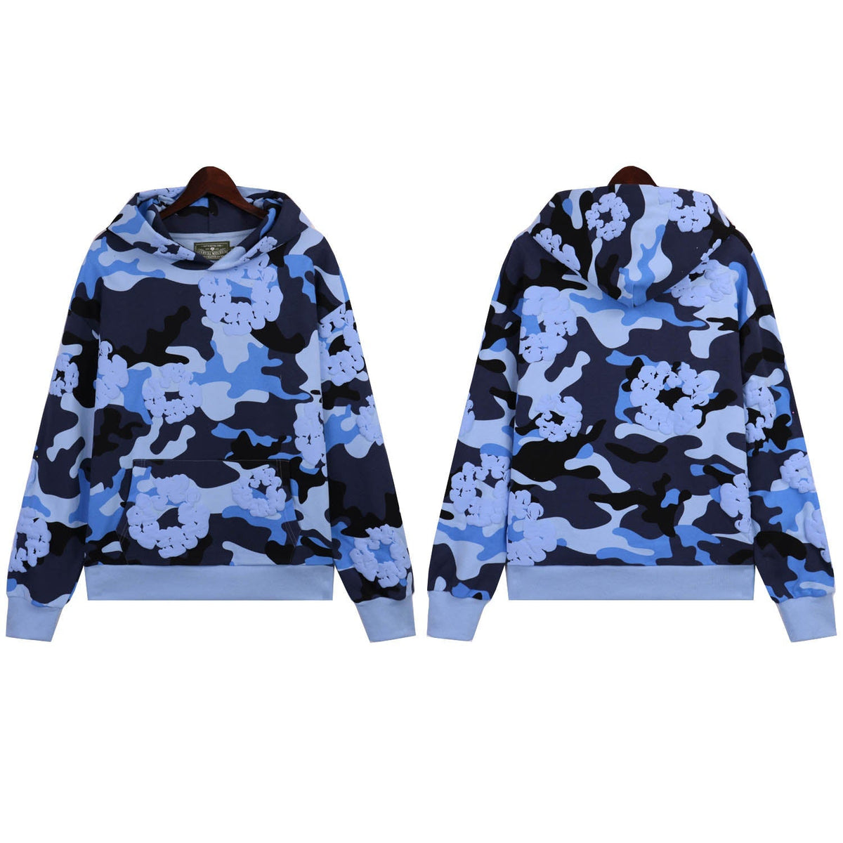 Denim Tears Cotton Wreath Camouflage Hoodie