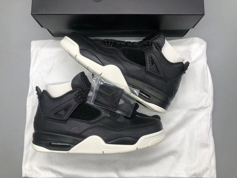 Air Jordan 4 retro pony hair black