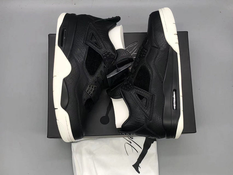 Air Jordan 4 retro pony hair black