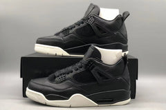 Air Jordan 4 retro pony hair black