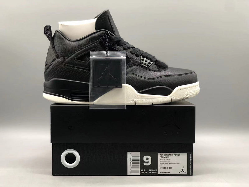 Air Jordan 4 retro pony hair black