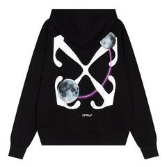 Off White Double Lunar Arrow Hoodie