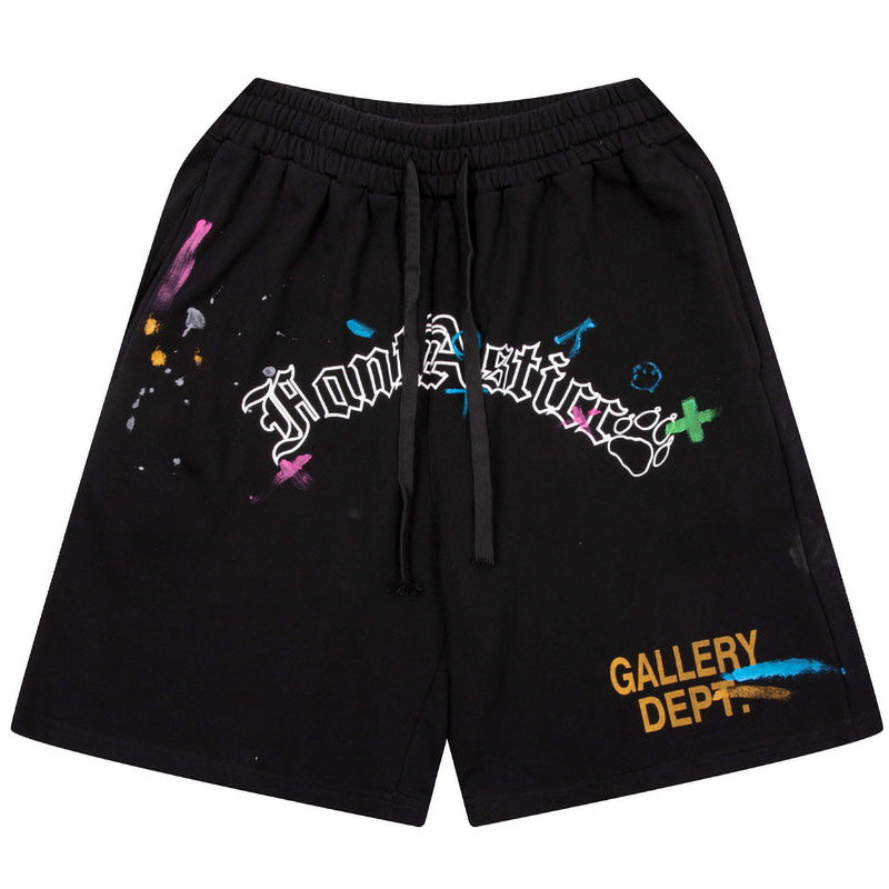 Gallery Dept Graffiti Letter Print Shorts