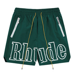 RHUDE Logo Beach Shorts