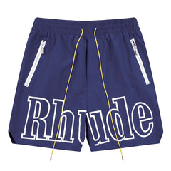 RHUDE Logo Beach Shorts