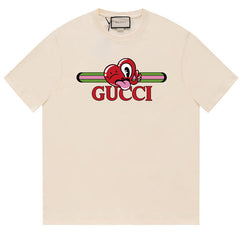 GUCCI LOGO Print T-Shirt Oversized