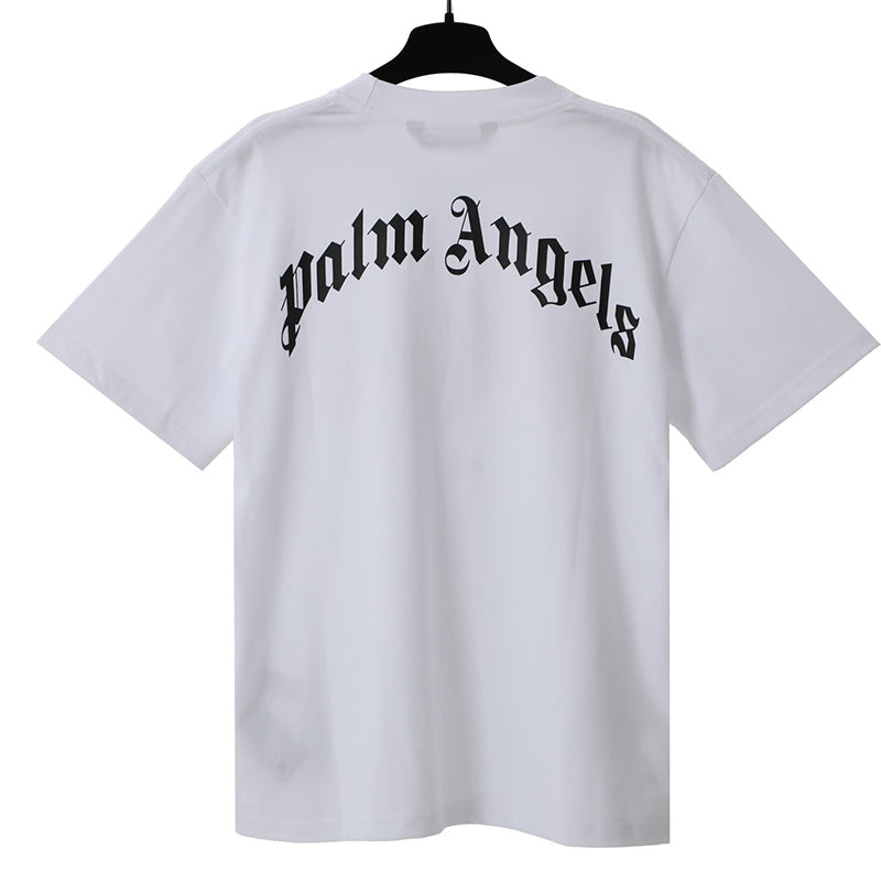 Palm Angels Bear Curved Logo T-Shirts