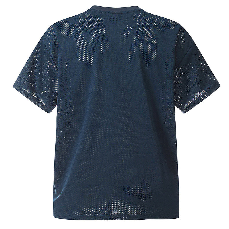 SAINT MICHAEL Mesh sun protection short sleeve T-Shirts