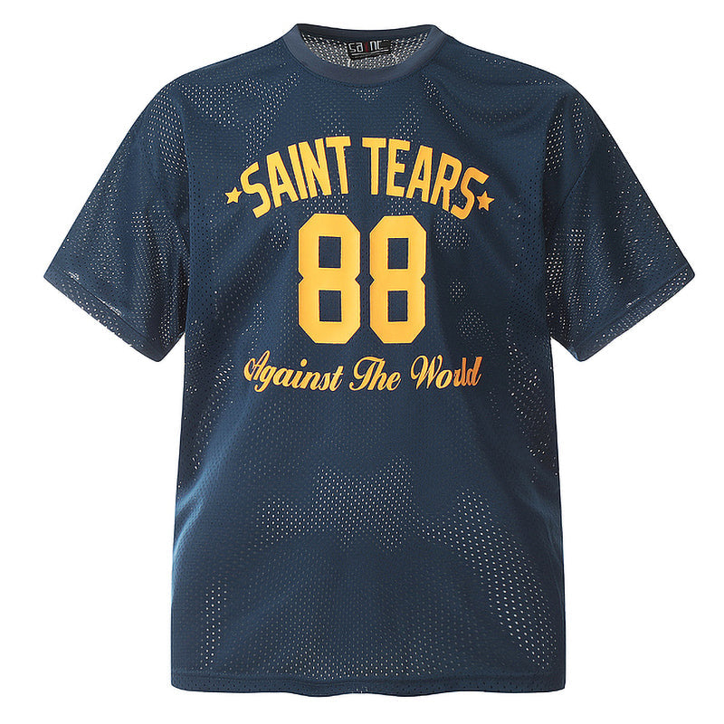 SAINT MICHAEL Mesh sun protection short sleeve T-Shirts