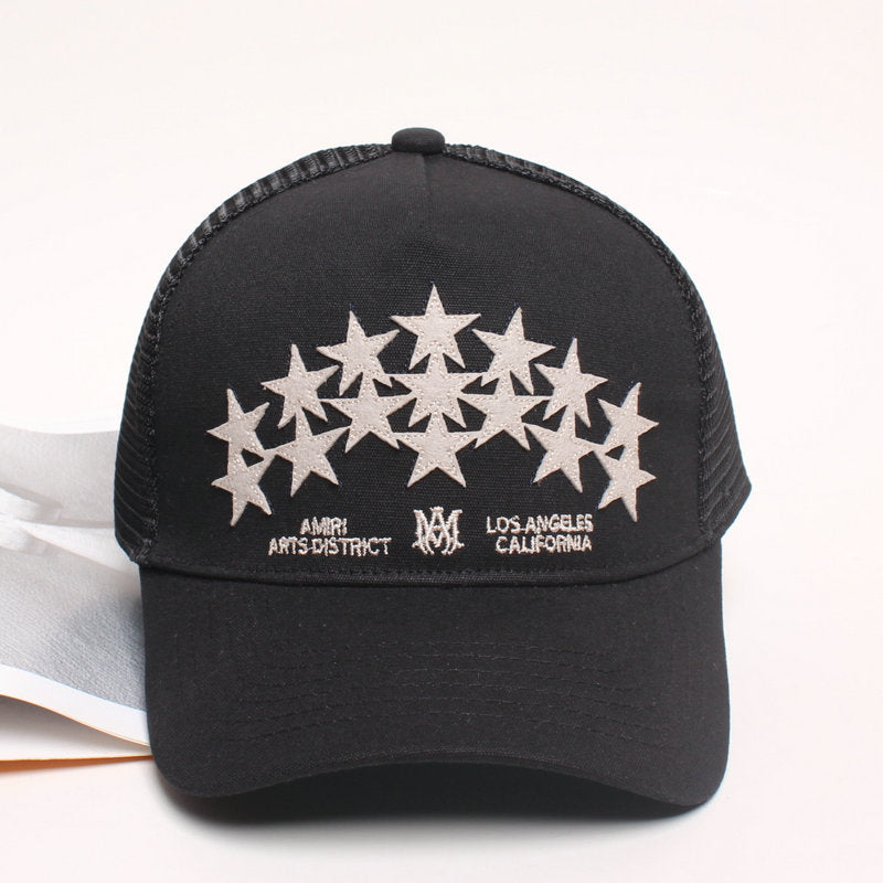 AMIRI  star-patch panelled trucker cap