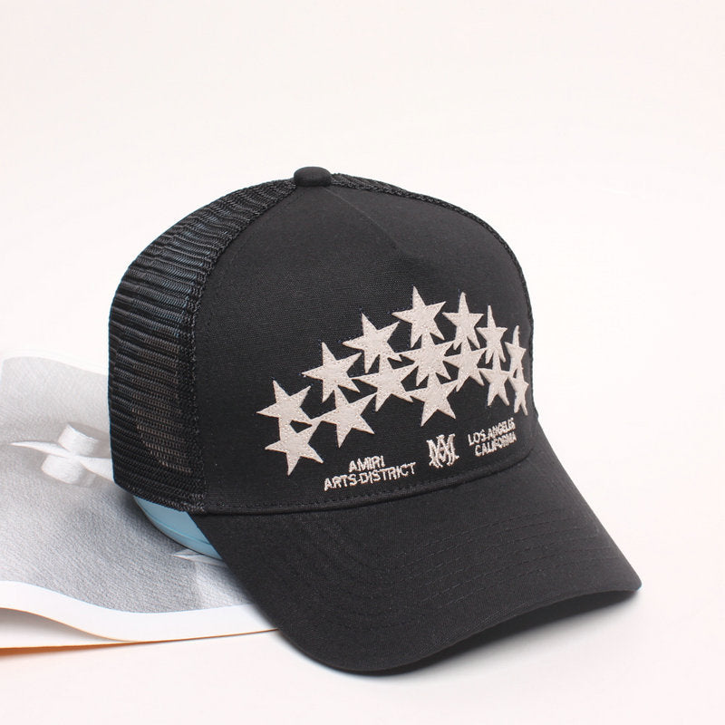 AMIRI  star-patch panelled trucker cap