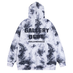 Gallery Dept.Graffiti letter LOGO printing Hoodies