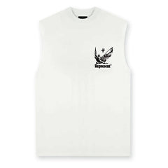 REPRESENT CDouble Flying Man logo letter slogan logo waistcoat T-Shirt