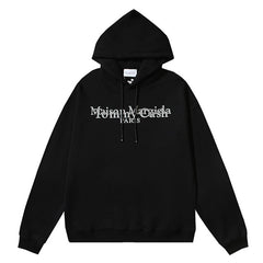 Maison Margiela Letter Logo Printed Hoodie