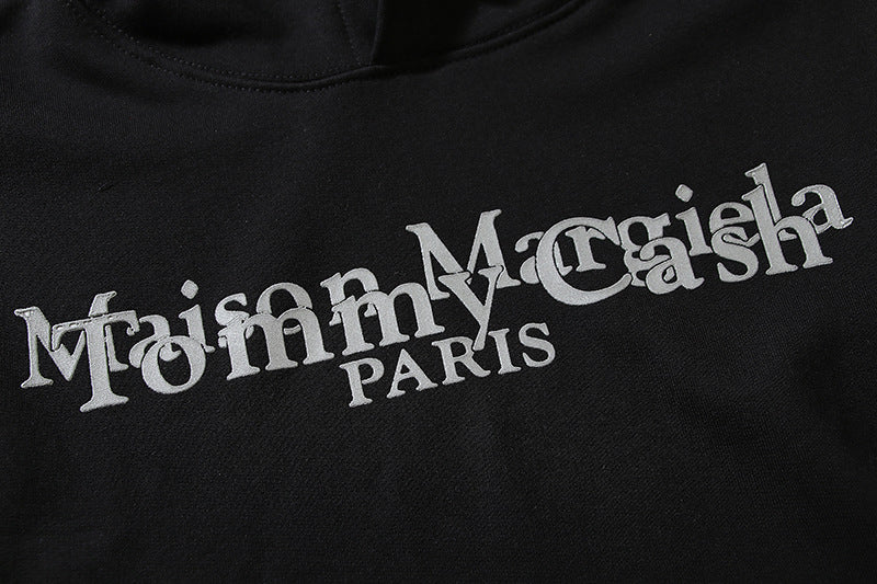 Maison Margiela Letter Logo Printed Hoodie