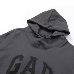 YZY GAP Hoodies Charcoal gray