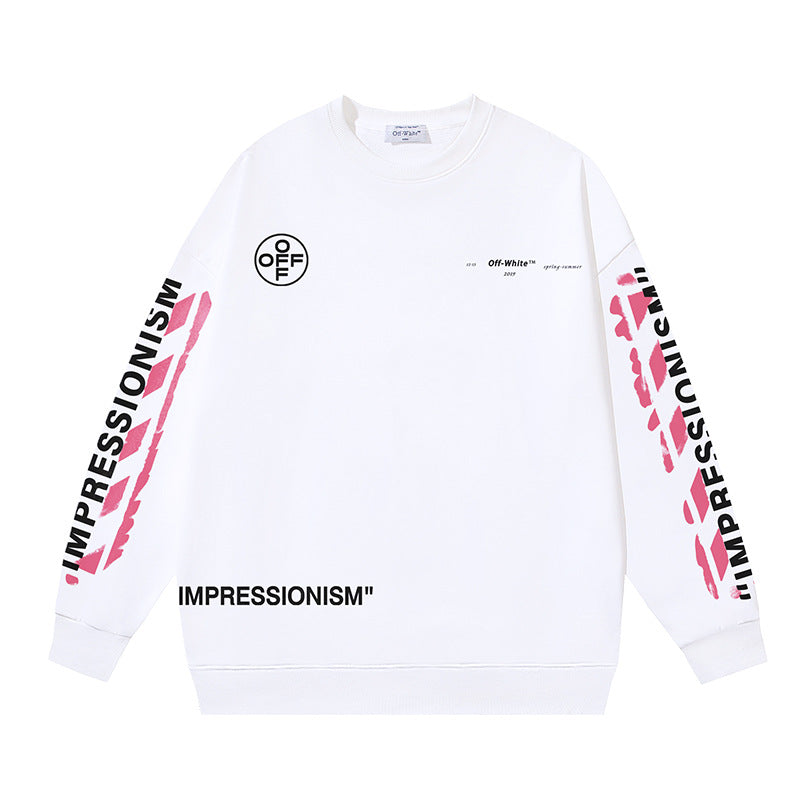 Off White Logo Cotton Sweatshirts