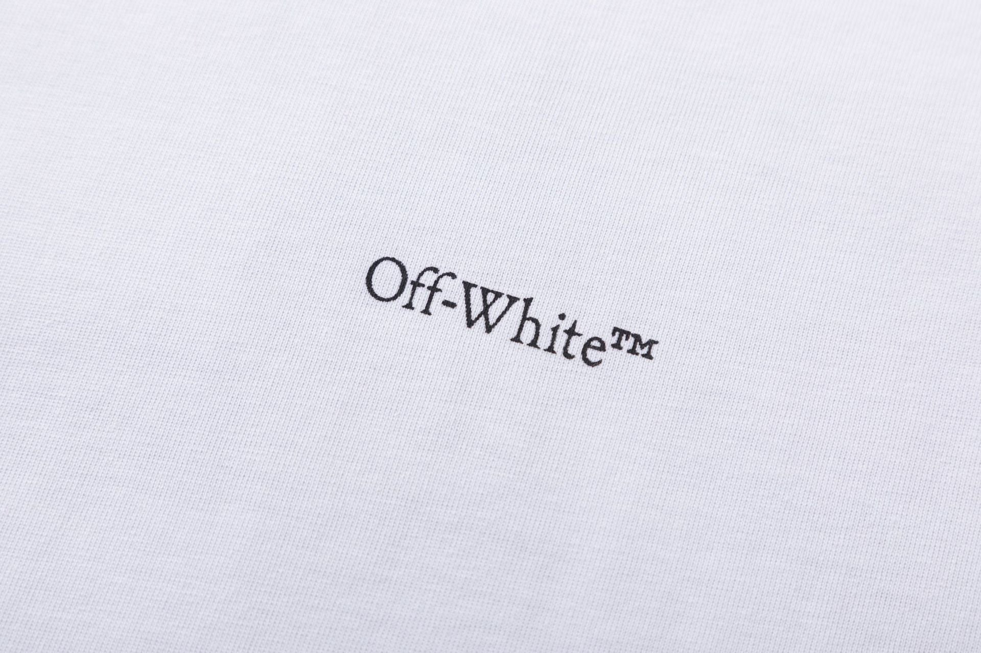 OFF WHITE 3D Letter Pattern T-Shirts