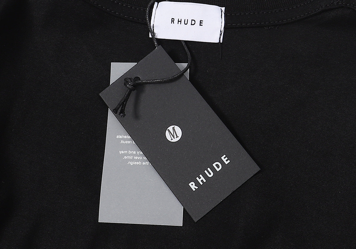 RHUDE Cotton Logo Caviar T-Shirts