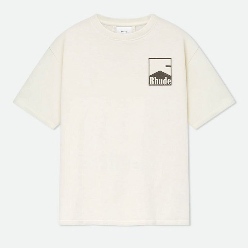 Rhude Cotton Chevron Logo T-Shirt