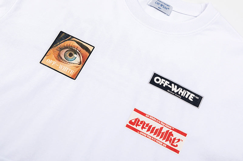 OFF WHITE Eye-logo T-shirt