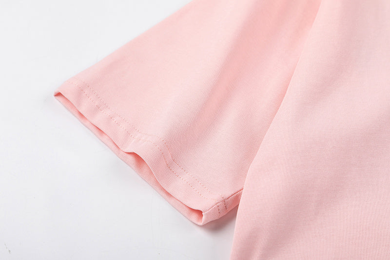 OFF WHITE logo-print Pink T-shirt