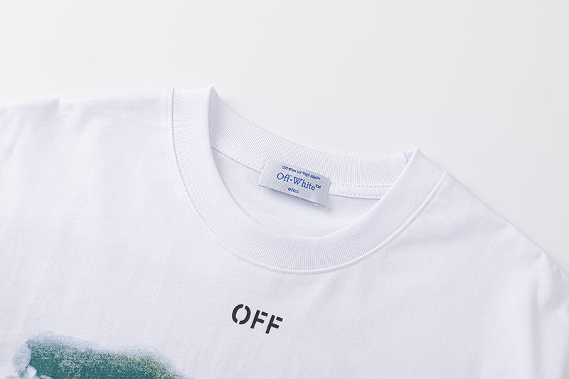 OFF WHITE Type Sticker black t-shirt