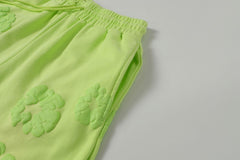 Denim Tears Mono Cotton Wreath Shorts