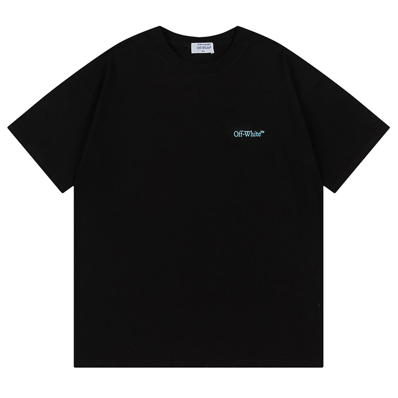 Off White Arrow Pattern Printed T-Shirt