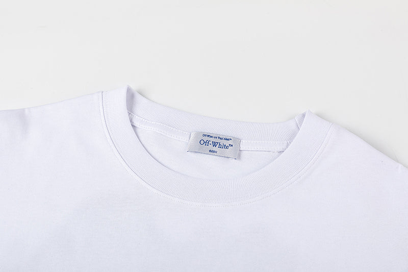 Off White Logo Pattern Printed T-Shirt