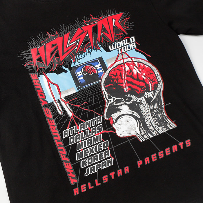 Hellstar Studios Designer Graphic Print Long Sleeve Tee