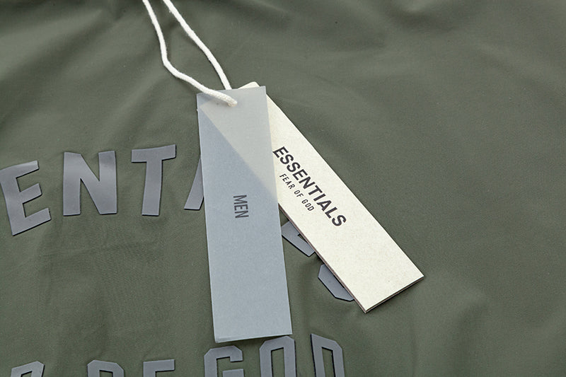 Fear Of God Essentials Letter Logo Splicing Hoodie